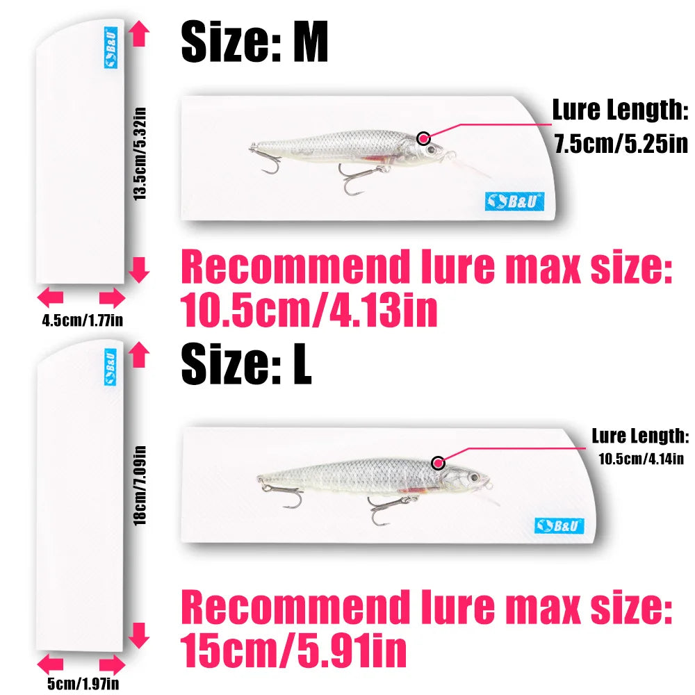 B&U Fishing Lure Protective Bags – Hard Lures & Crankbaits Fishing Lure Bags P3