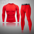 Men's Thermal Compression Long Johns Set – Quick-Dry Base Layer Thermal Underwear Set P3 Sets XL