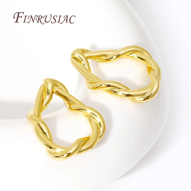 18K Gold Twisted Ring Connectors – DIY Jewelry Findings Jewelry Findings P3