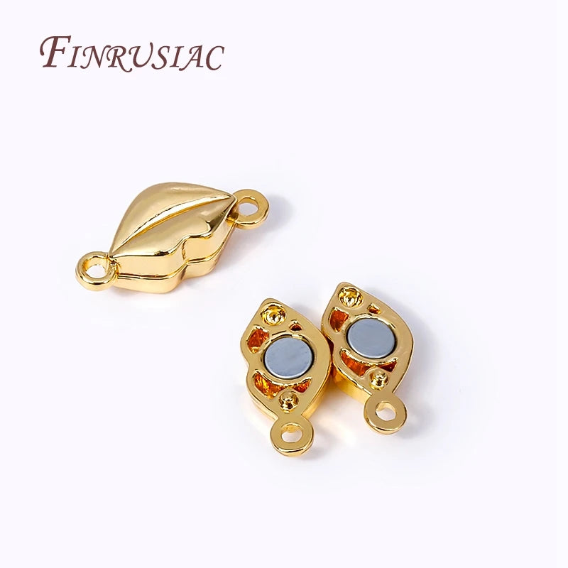 18K Gold Plated Magnetic Clasps for DIY Bracelets & Necklaces Magnetic Jewelry Clasp P3