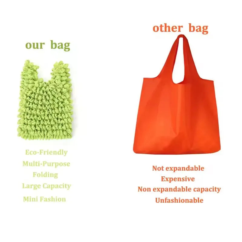 Expandable Stretch Shopping Bag – Foldable Large Capacity Tote Reusable Shopping Bag P3