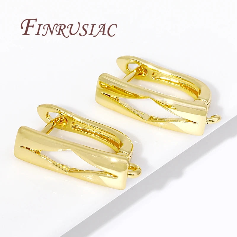 18K Gold Plated Earring Hooks & Clasps – DIY Jewelry Findings Earring Findings P3