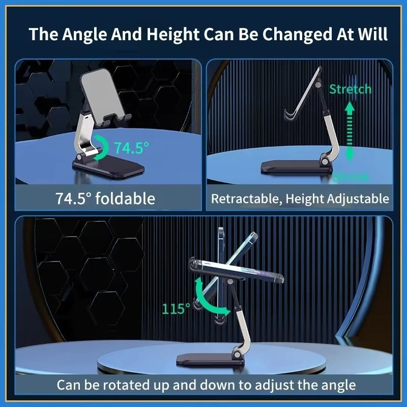 Foldable Phone & Tablet Stand – Universal Desktop Holder Phone & Tablet Stand P3