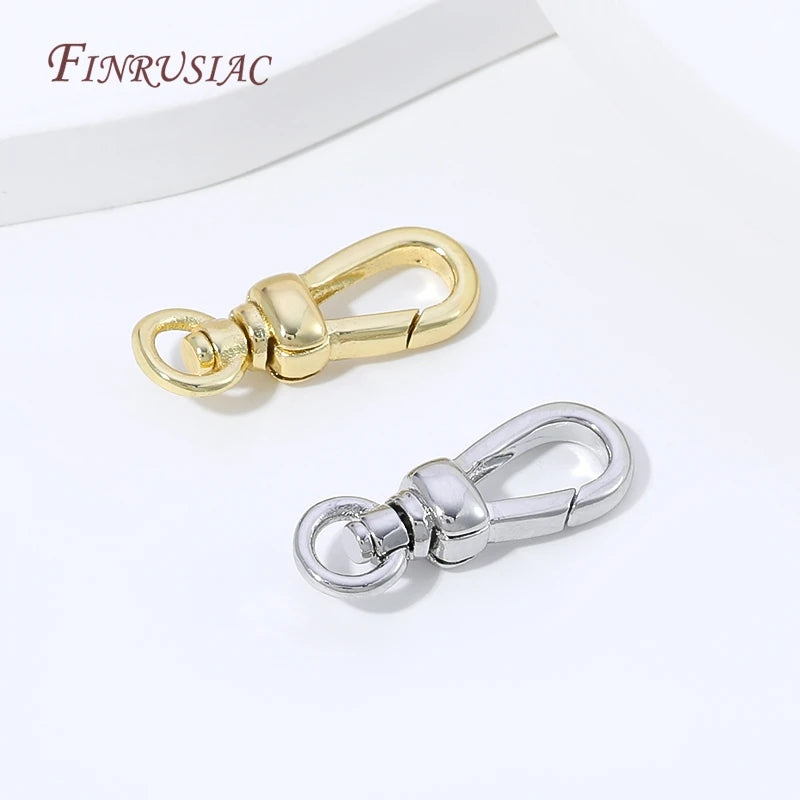18K Gold Plated Swivel Lobster Clasp – DIY Jewelry Findings Jewelry Clasp Findings P3
