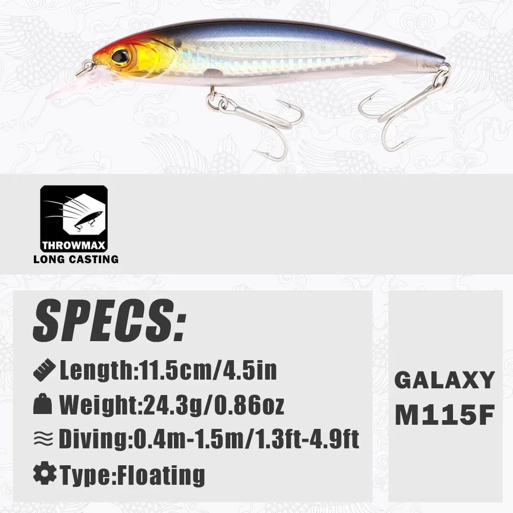B&U Saltwater Floating Minnow Lure – Tuna Bass Long Cast Saltwater Fishing Lure P3