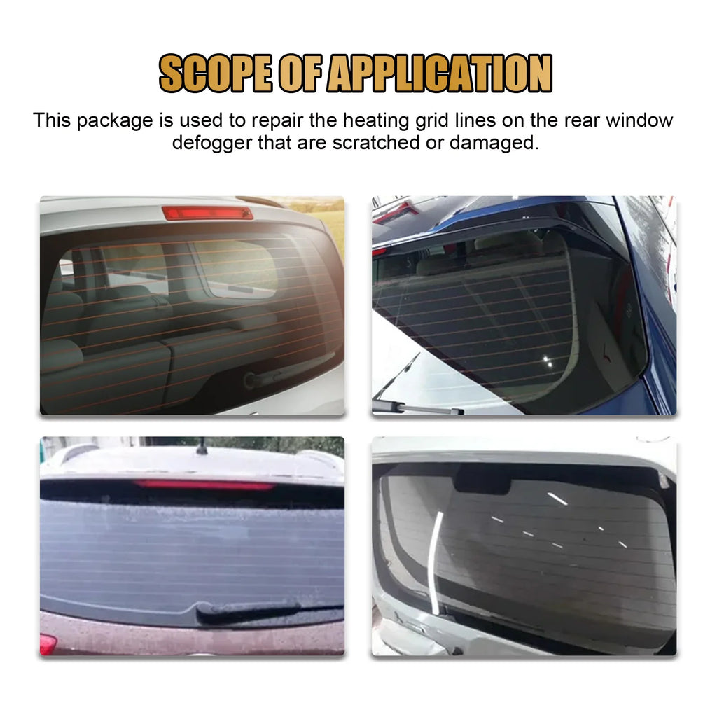 Rear Window Defogger Repair Kit – DIY Grid Line Fix | RayHong Defogger Repair Kit P3
