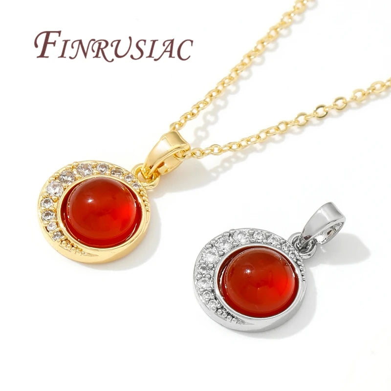 18K Gold Plated Brass Zircon Charm Pendants | DIY Jewelry Jewelry Charm Pendant P3