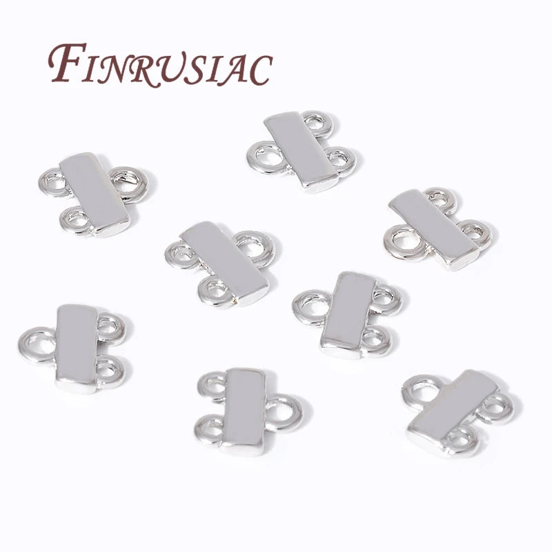 18K Gold Plated Layered Clasps & Pendant Bail Connectors Jewelry Findings P3