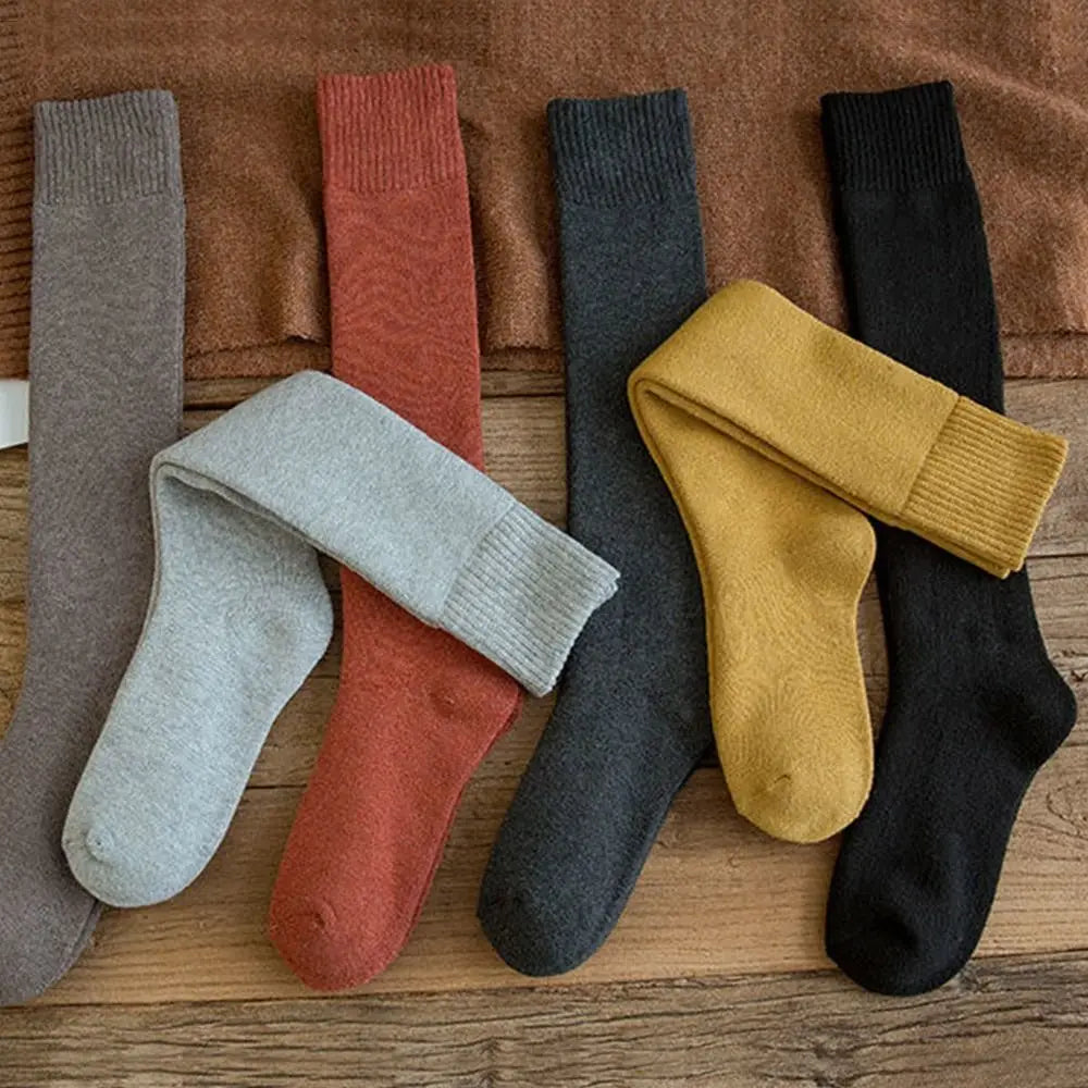 Women's Knee-High Thermal Winter Socks – Thick Cotton Calf Socks Knee-High Thermal Socks P3