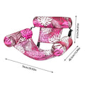 Inflatable Pool Float Lounger Chair – Leakproof PVC Hammock Pool Float Lounger P3 Pink