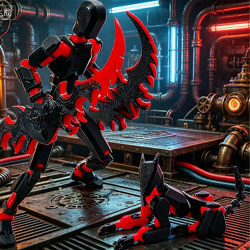 T13 Titan Robo 3D Printed Multi-Jointed Robot Action Figure Robot Action Figure P3