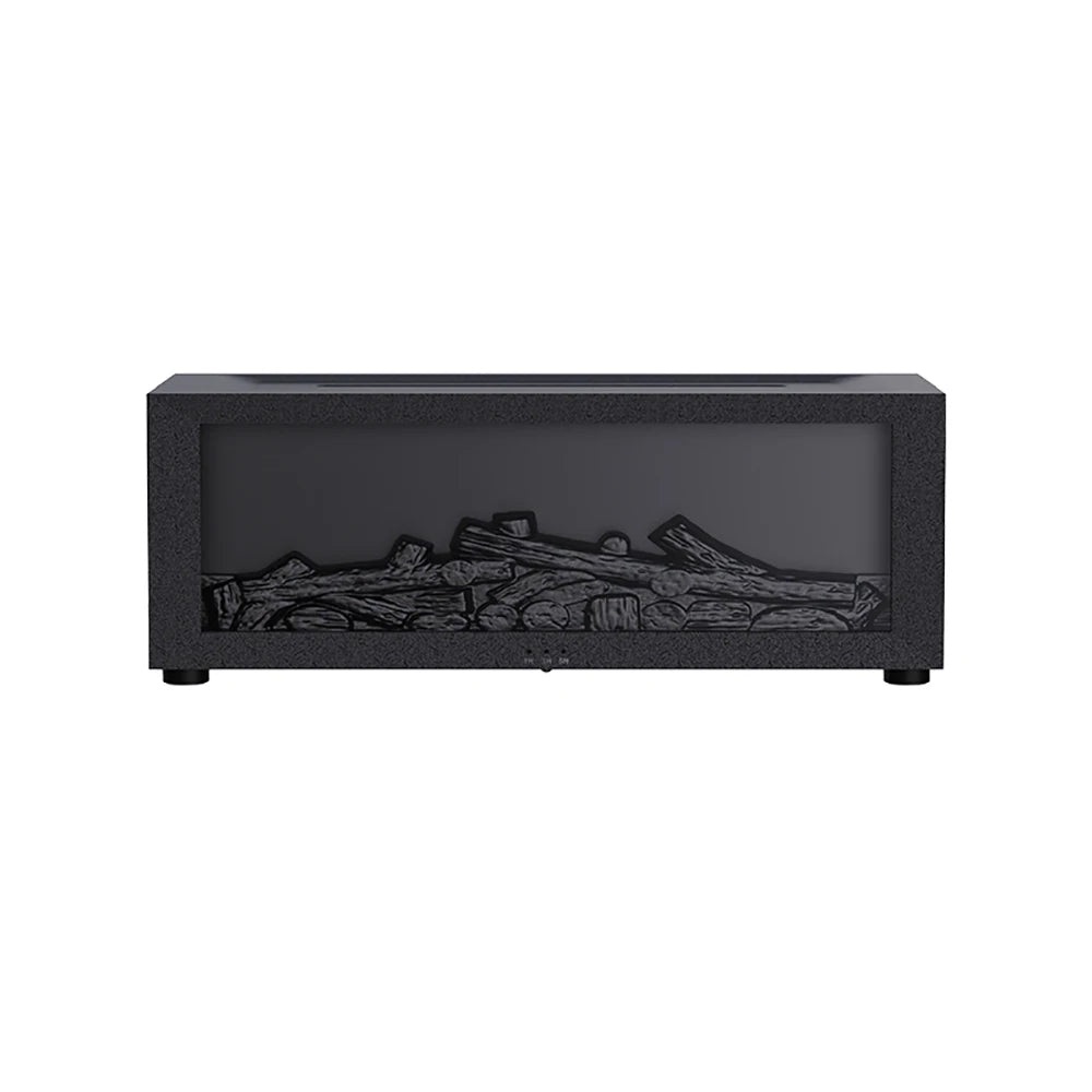 Flame Fireplace Humidifier & Aroma Essential Oil Diffuser Aroma Diffuser Humidifier P3 Black USB Type-C