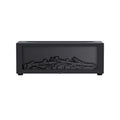 Flame Fireplace Humidifier & Aroma Essential Oil Diffuser Aroma Diffuser Humidifier P3 Black USB Type-C