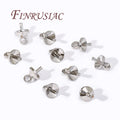 18K Gold Plated Screw Eye Pins & Bail Connectors – DIY Jewelry Jewelry Findings P3 Rhodium Plated 5mm-40pcs
