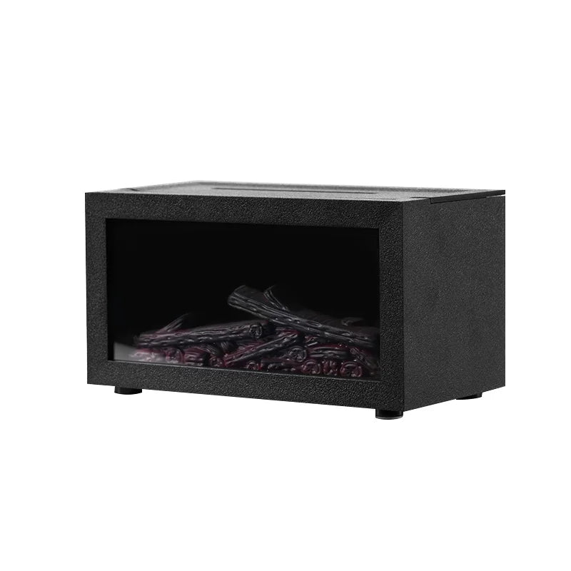 Mini Fireplace Flame Humidifier & Aroma Diffuser – 7 Colors Flame Aroma Diffuser P3 black USB Type-C