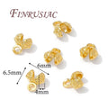 18K Gold Plated Crimp Cover Beads – DIY Jewelry Findings Jewelry Findings Beads P3 18K Real Gold Plated 20 pcs