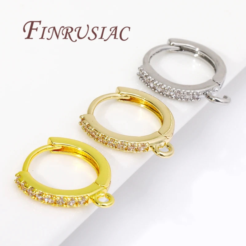 18K Gold Plated Earring Hooks – DIY Earwire Clasps & Findings Earring Hook Findings P3