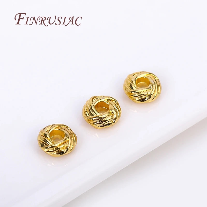 14k/18k/Rhodium Plated Metal Separator Beads | DIY Jewelry Jewelry Making Beads P3