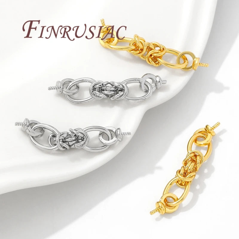 18K Gold Plated Jewelry Connectors – DIY Necklace & Bracelet Jewelry Connector Finding P3