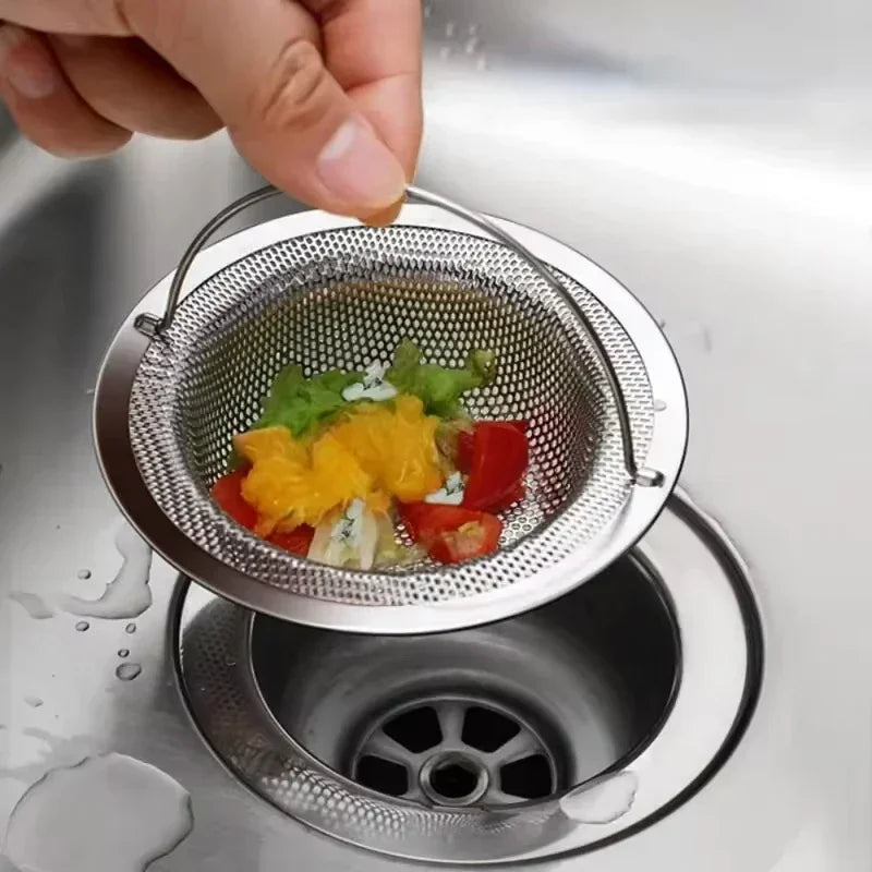 Stainless Steel Sink Drain Filter – Hair & Food Catcher 1-2 Pcs Drain Strainer Filter P3