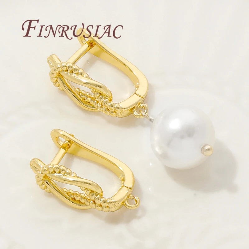 18K Gold Plated Earring Fasteners | DIY Jewelry Findings Earring Jewelry Findings P3