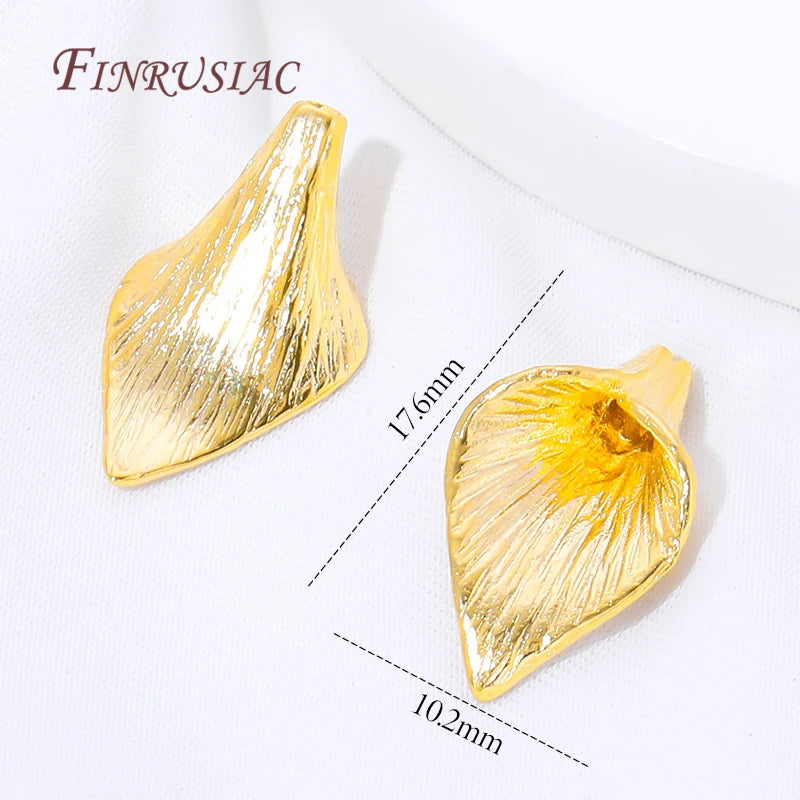 18K Gold Plated Brass Flower Petal Bead Caps – Jewelry Findings Jewelry Bead Caps P3 18K Real Gold Plated 6 pieces