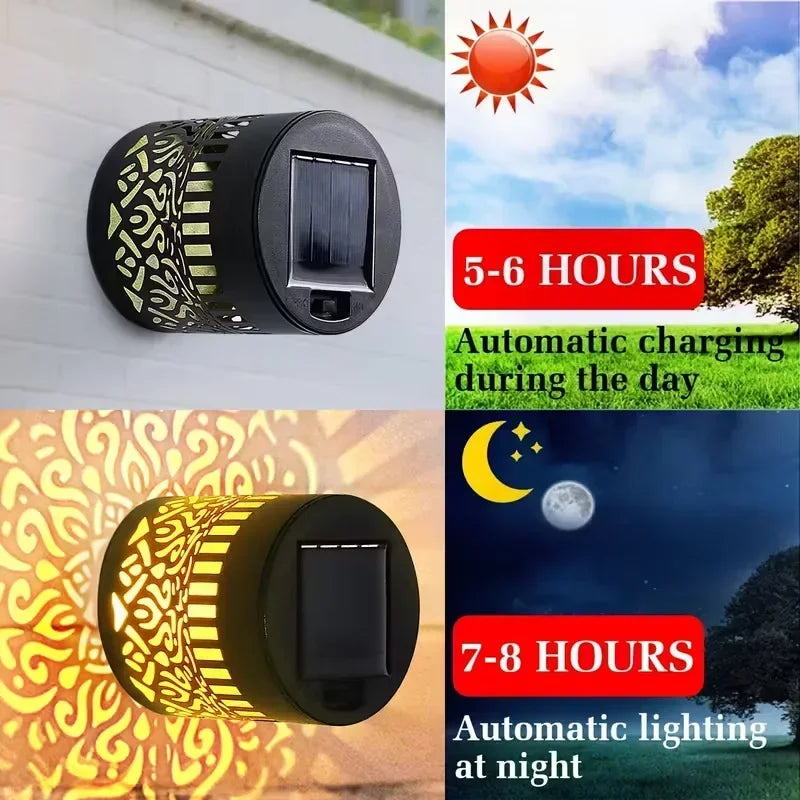 Solar Mandala LED Wall Lamp – Outdoor Waterproof Garden Light Solar Wall Lamp P3