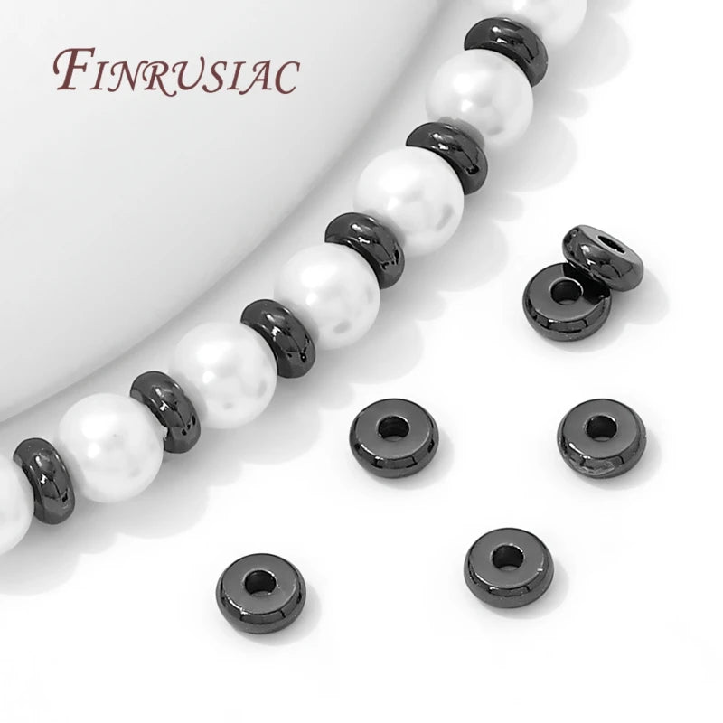 Black Plated Brass Spacer Beads 3mm 5mm – DIY Jewelry Findings Jewelry Spacer Beads P3
