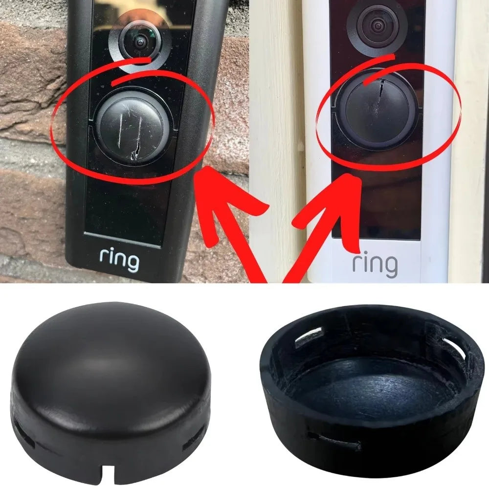 4-Pack Silicone Doorbell Button Replacement for Ring Pro Doorbell Replacement Button P3
