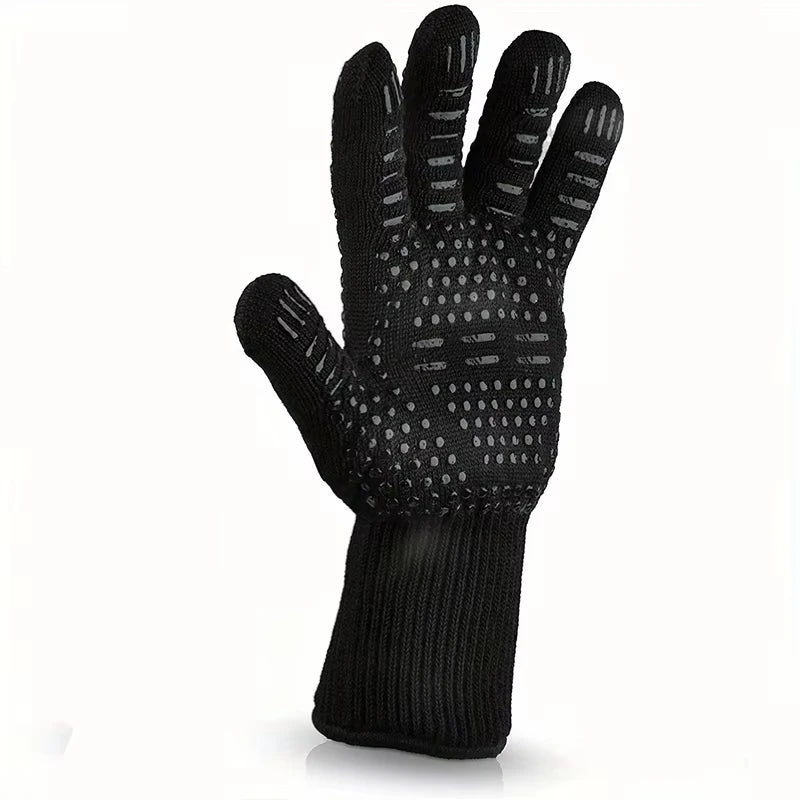 Heat-Resistant BBQ & Oven Mitts | Silicone Non-Slip Gloves Oven Mitts P3