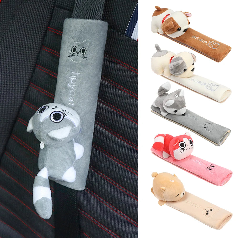 Cartoon Seat Belt Shoulder Pad Cover | Car Strap Protector Seat Belt Pad P3
