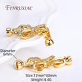 18K Gold Plated Zircon Bowknot Clasp for DIY Necklace Making Jewelry Connector Clasp P3 18K Real Gold Plated 1 Piece
