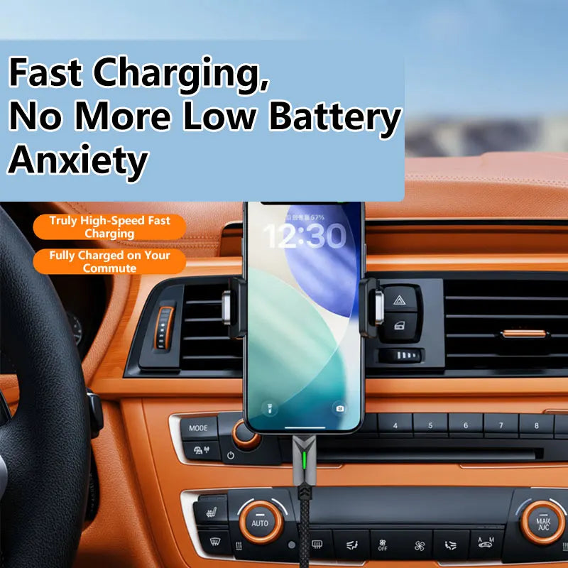 120W USB-C Fast Charging Cable LED 6A Braided – Phone & Tablet USB-C Charging Cable P3