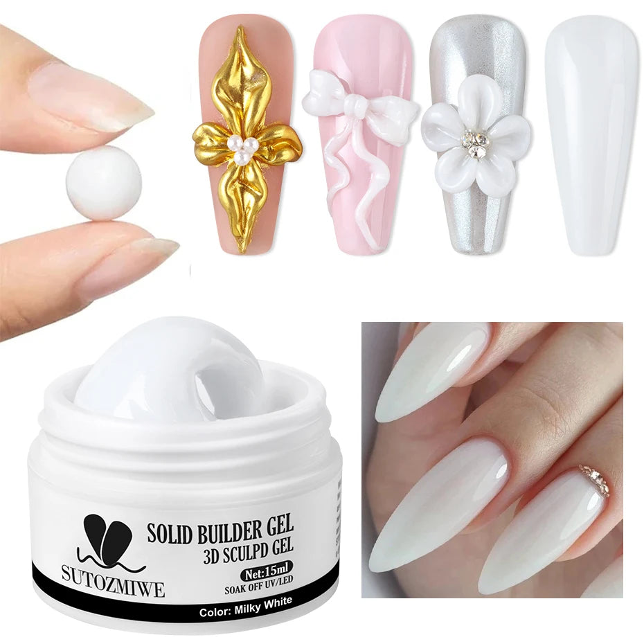 Full Beauty 15ml UV Builder Gel – Nail Extension & Sculpting UV Nail Builder Gel P3