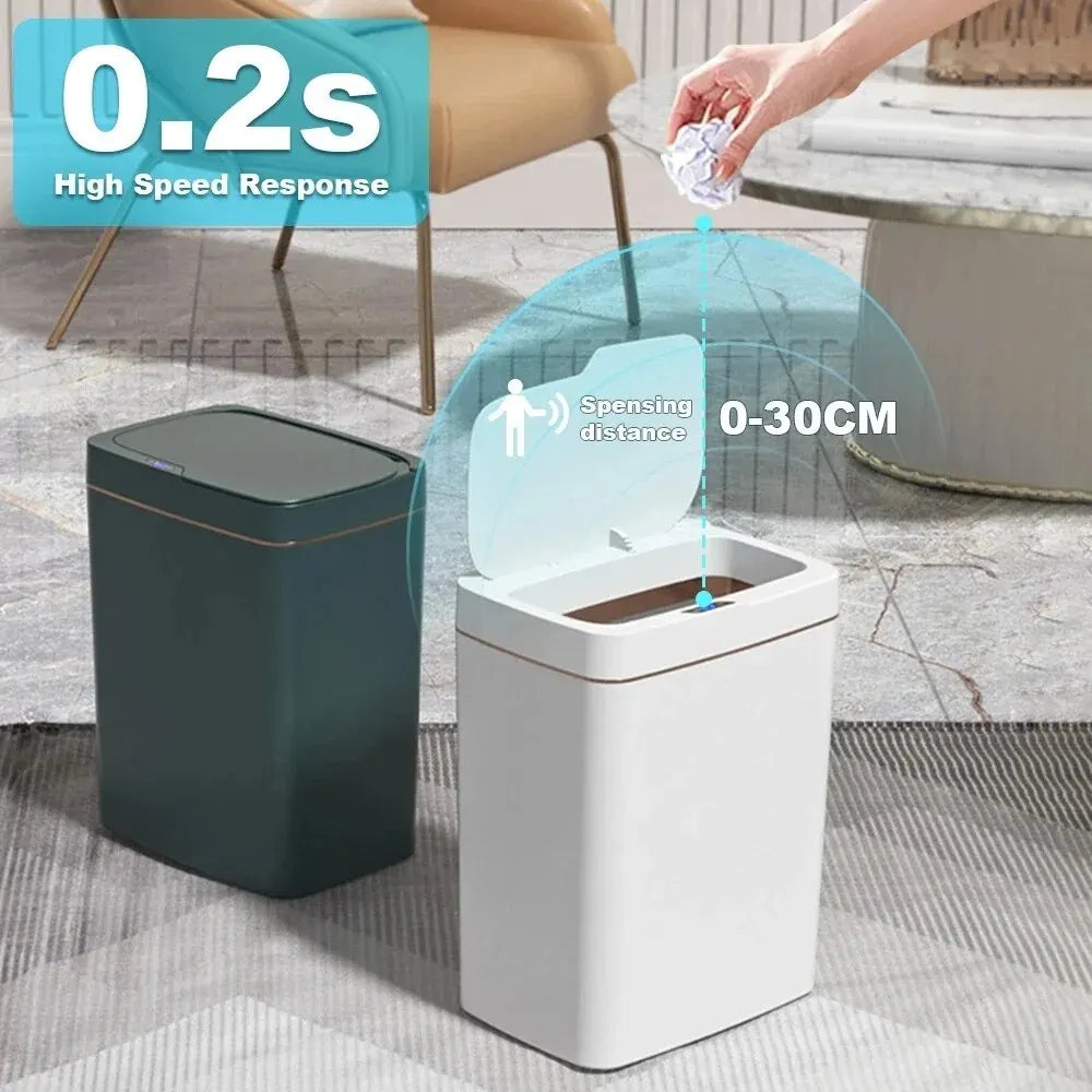 Smart Touchless Trash Can Auto Bagging Sensor Bin 15L Smart Sensor Bin P3