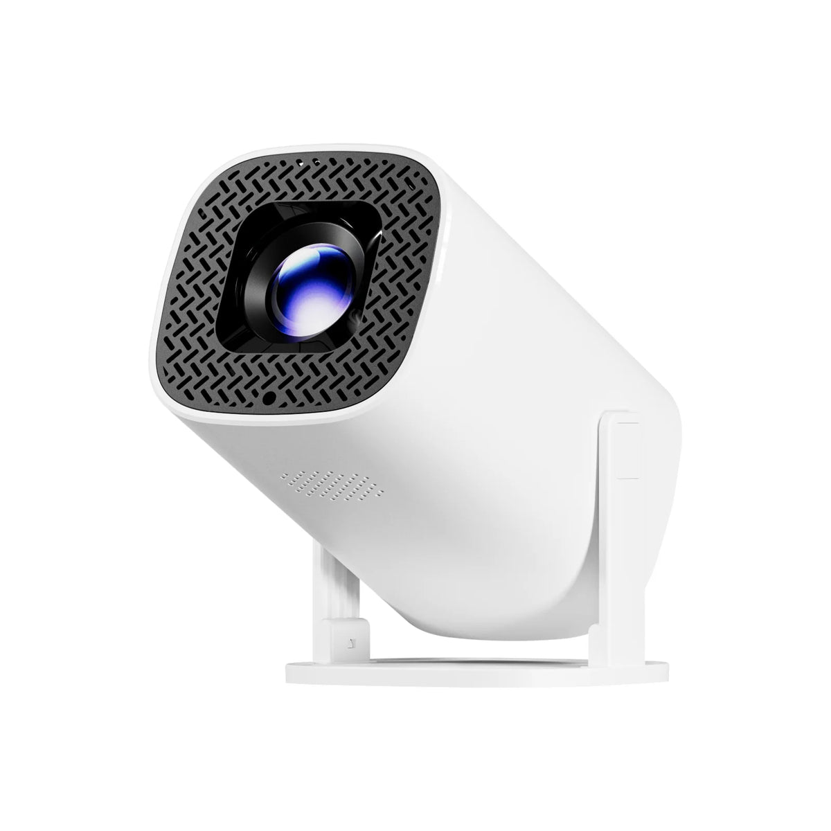 HONGTOP P30 Pro Mini Projector – Android 14, WiFi6, 4K Support Smart Mini Projector P3 P30 PRO-WHITE EU Plug