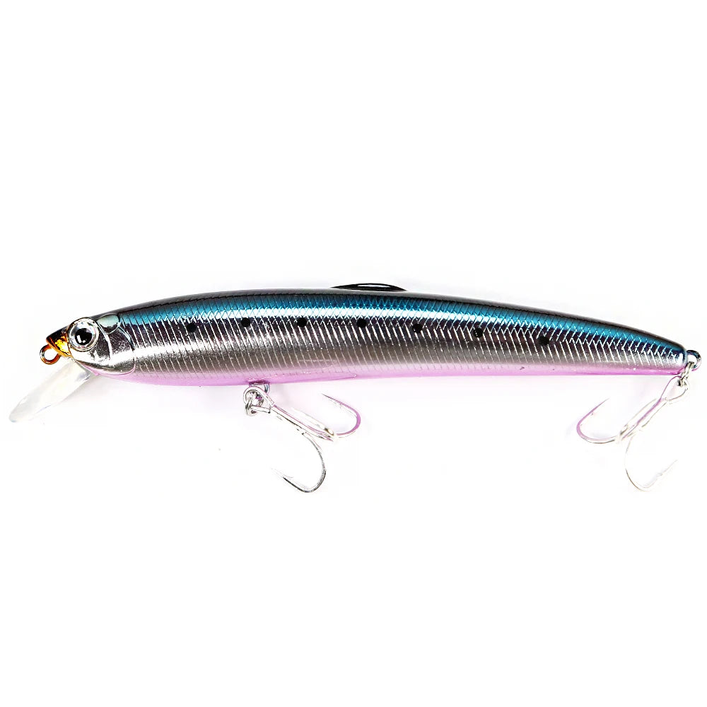 B&U 125mm SARUNA Floating Minnow Lure | Saltwater Swimbait Fishing Minnow Lure P3 SARDINE 1PC-125mm-15.8g