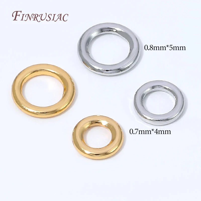 18K Gold Plated Round Circle Connector Ring – DIY Jewelry Making Jewelry Making Findings P3