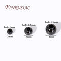 18K Black Gold Round Seamless Spacer Beads 2mm 3mm 4mm – DIY Jewelry Spacer Beads P3 Black Plated 2mm-100pcs