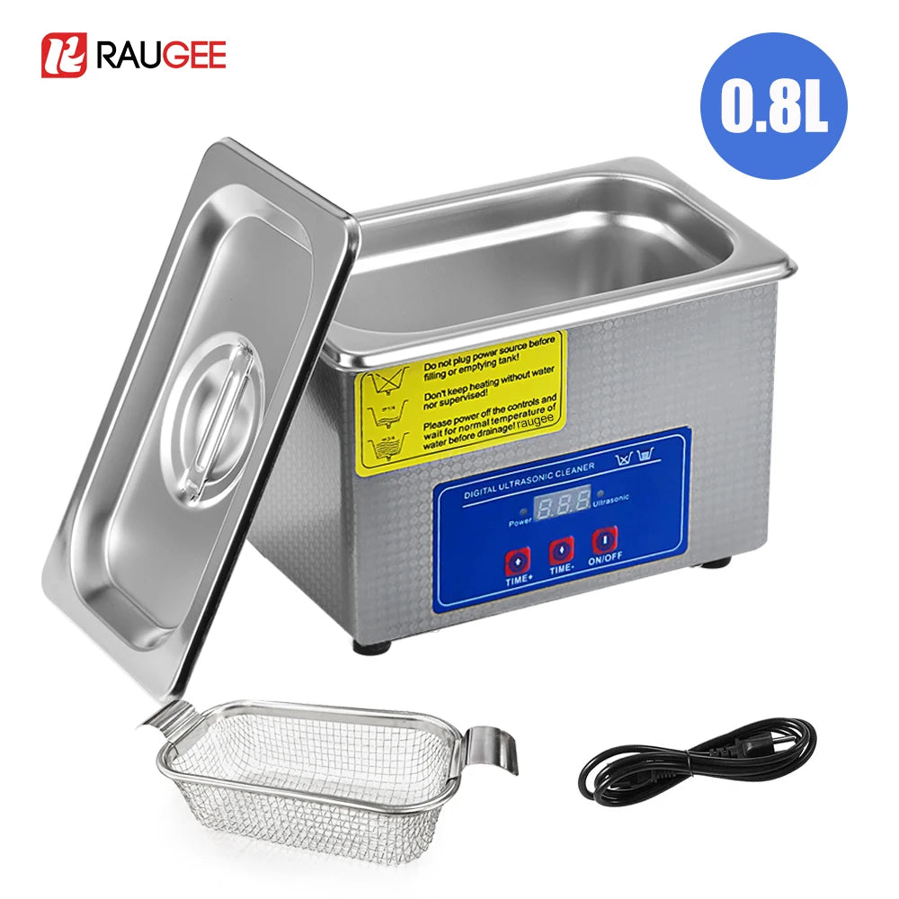 Raugee 0.8L Ultrasonic Cleaner 40kHz – Jewelry & Glasses Ultrasonic Cleaner P3