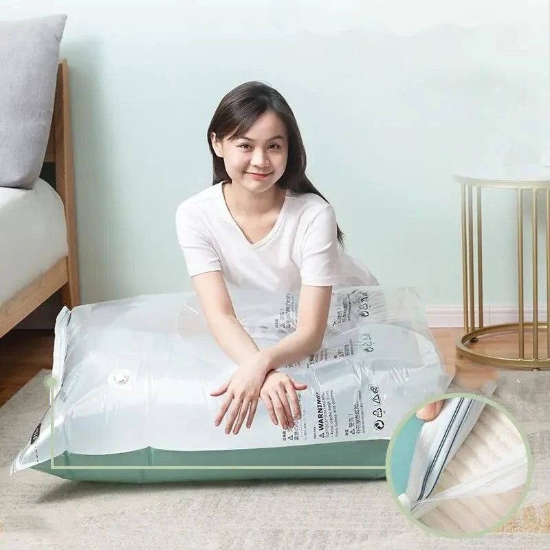No-Pump Vacuum Compression Storage Bags – Extra Large Vacuum Storage Bags P3