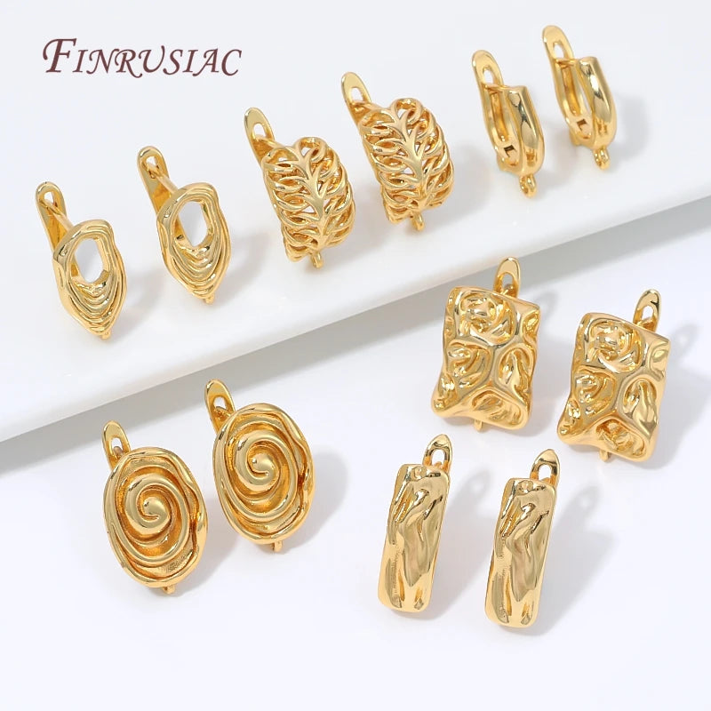 18K Gold Plated French Lever Back Earring Hooks – Hypoallergenic Earring Hooks Findings P3