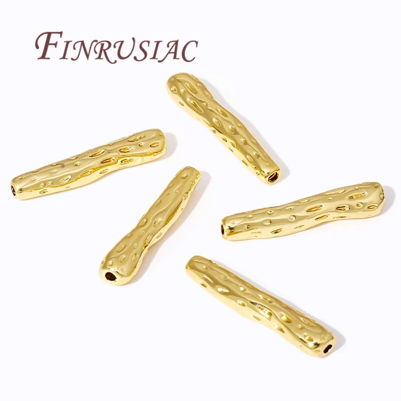 18K Gold Plated Irregular Brass Beads – DIY Jewelry Making Jewelry Making Beads P3