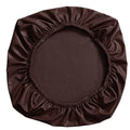 Waterproof PU Leather Chair Cover – Stretch Seat Protector Chair Seat Cover P3 Coffee