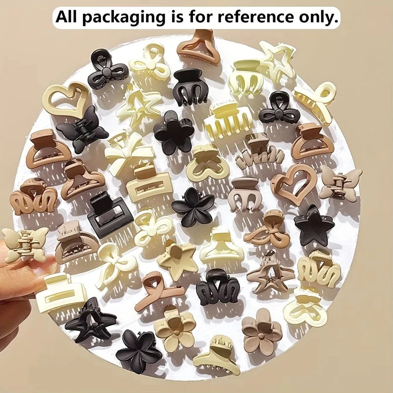 Beige Mini Hair Clips Mixed Pack – Cute Barrettes for Women Hair Clips Barrettes P3