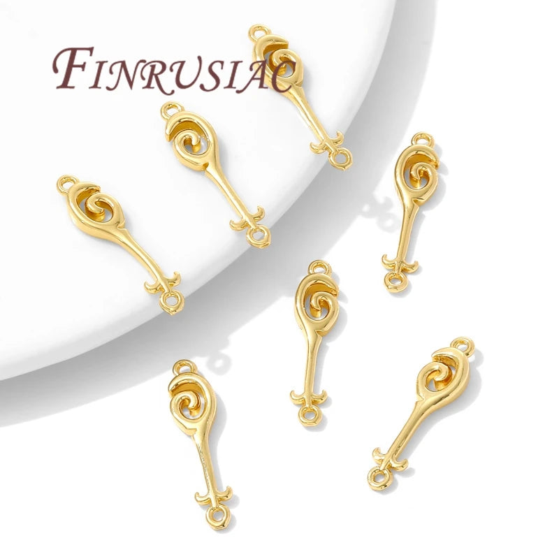 18K Gold Plated Pendant Charms & Connectors – DIY Jewelry Jewelry Findings P3