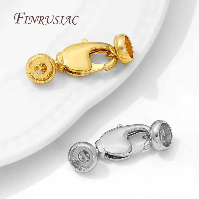 18K Gold Plated Lobster Clasps – DIY Jewelry Making Findings Jewelry Clasp Findings P3