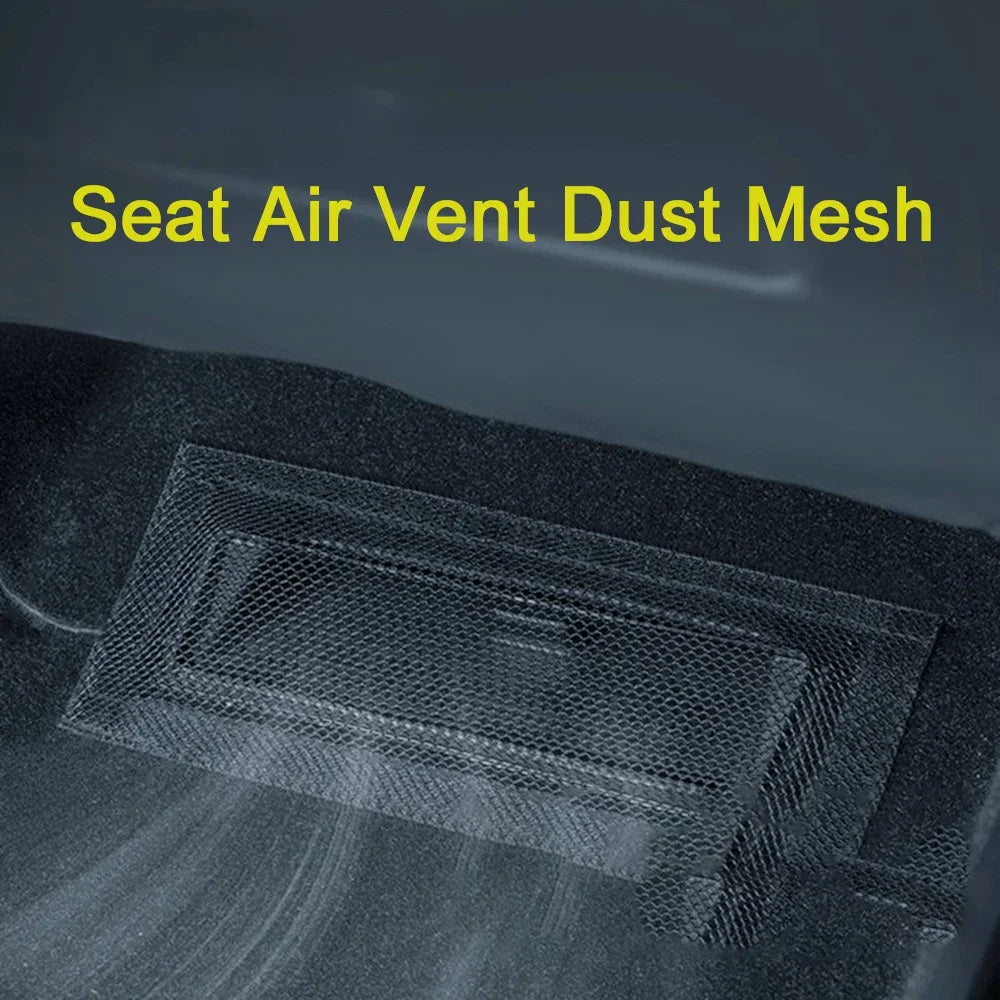 Tesla Model 3/Y Under-Seat Air Vent Protective Mesh Cover 2-Pack Car Vent Cover P3