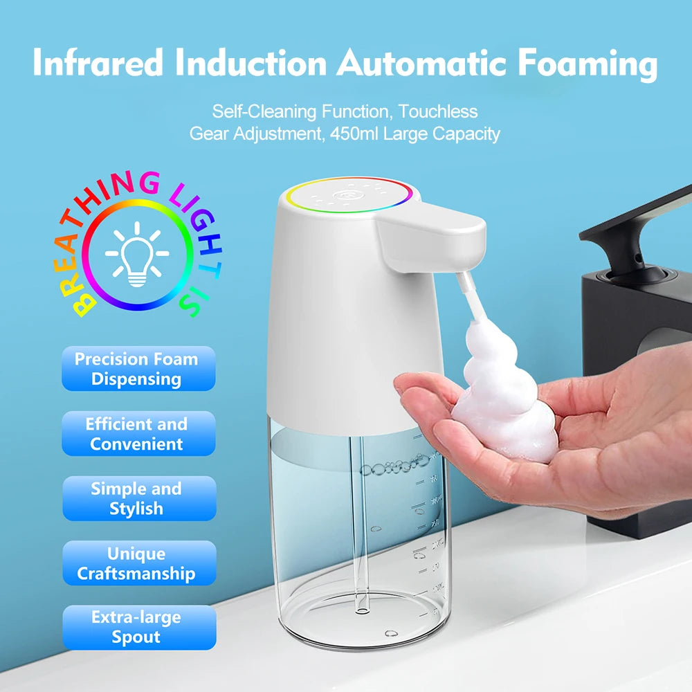 Automatic Foam Soap Dispenser 450ml – Touchless Countertop Foam Soap Dispenser P3
