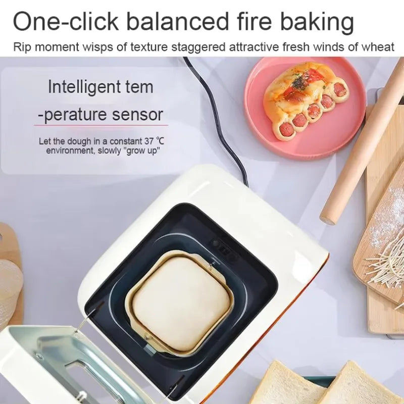 Stainless Steel Bread Maker | Touch Screen, 17 Auto Programs Bread Maker P3